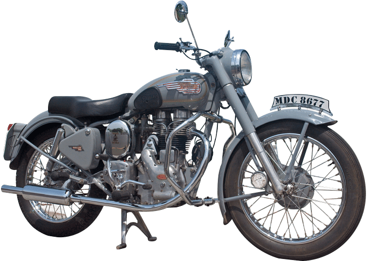 Royal Enfield Bike2 - Cruiser (751x547), Png Download