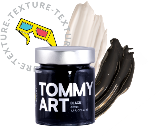 Each Paste, Gesso, And Gel In The Texture - Art (602x535), Png Download