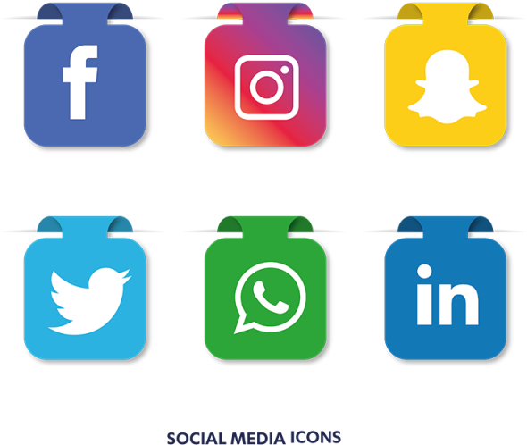 640 X 640 3 - Transparent Background Social Media Icons Png - Free ...