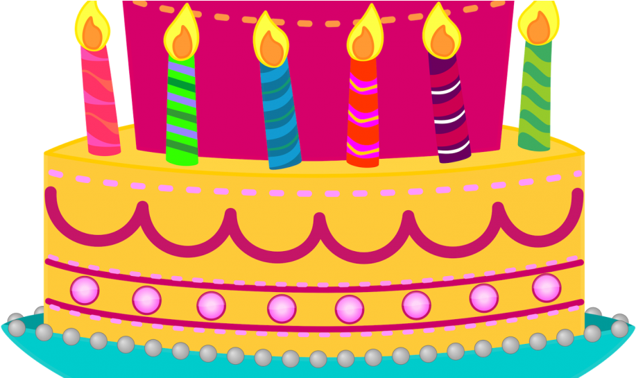 Amazing Birthday Cake Clip Art Slice Happy Clipart - Birthday Cake Transparent Clip Art (960x544), Png Download