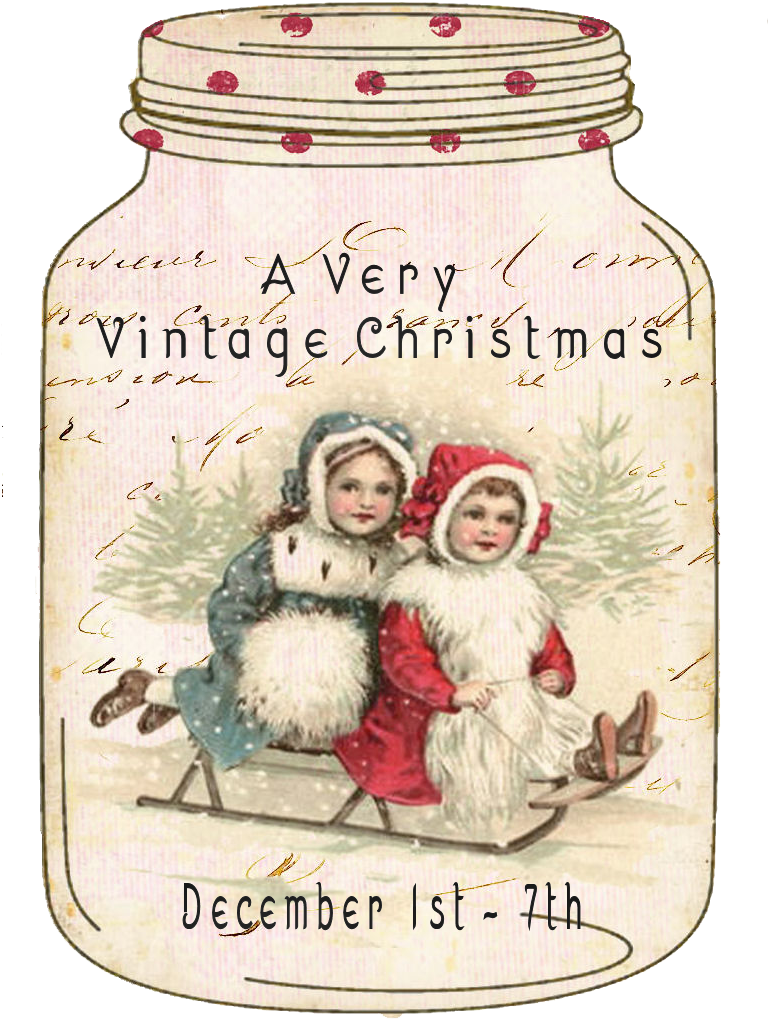 {a Very Vintage Christmas} Www - December Vintage (829x1100), Png Download