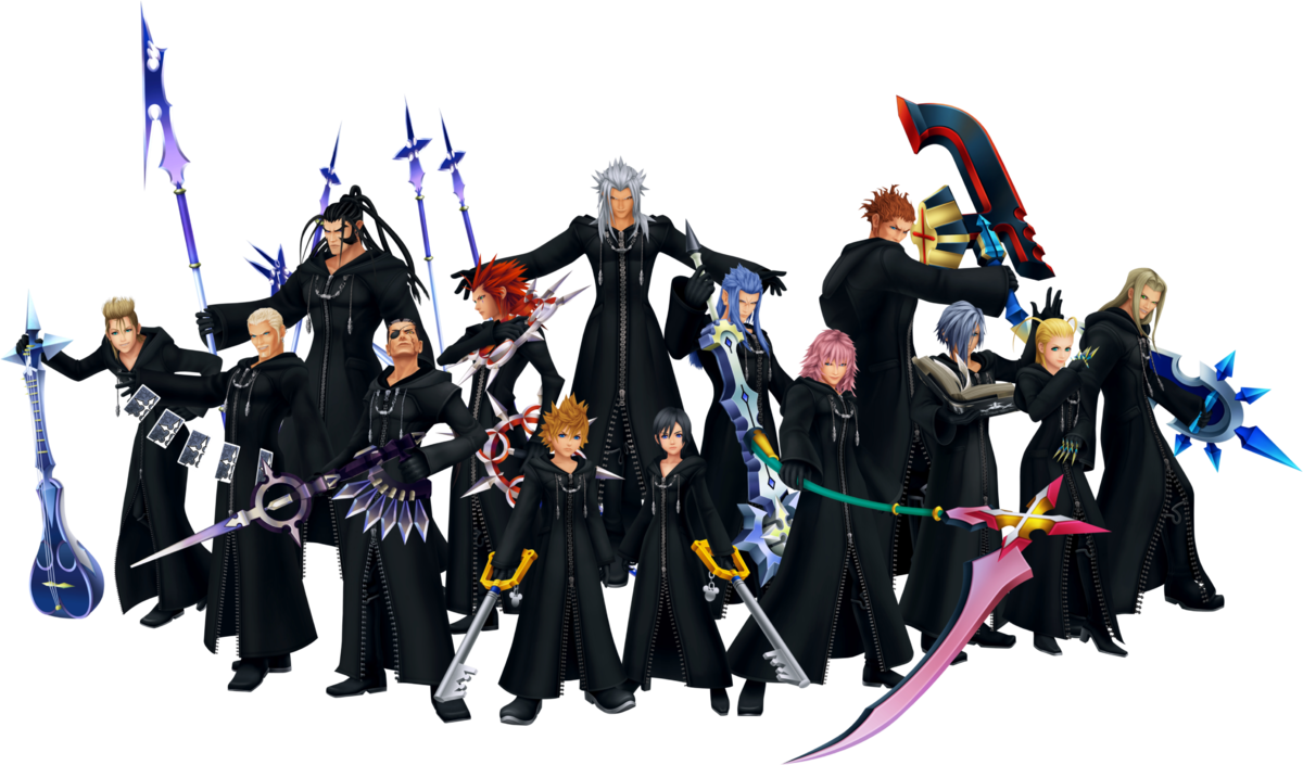 Kingdom Hearts 3 Organization 13 Members (1200x705), Png Download