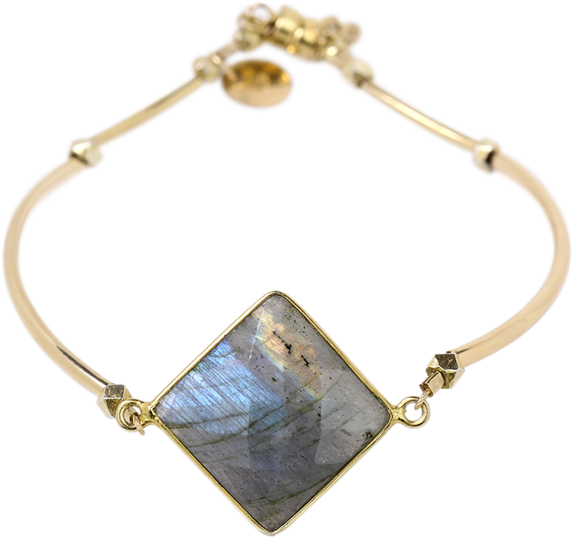 Quadra Gem Bangle - Bracelet (700x700), Png Download