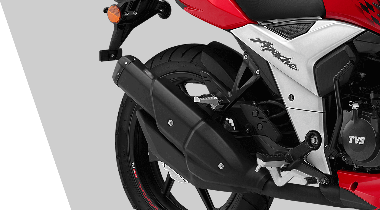 Download Racing Double Barrel Exhaust Apache Rtr 160 4v Price In Bangladesh Png Image With No Background Pngkey Com
