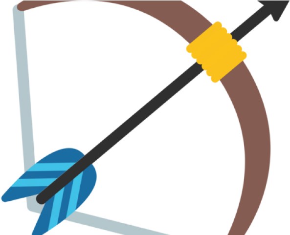 Hunger Games Clipart Bow Arrow - Emoji Arco Y Flecha (640x480), Png Download