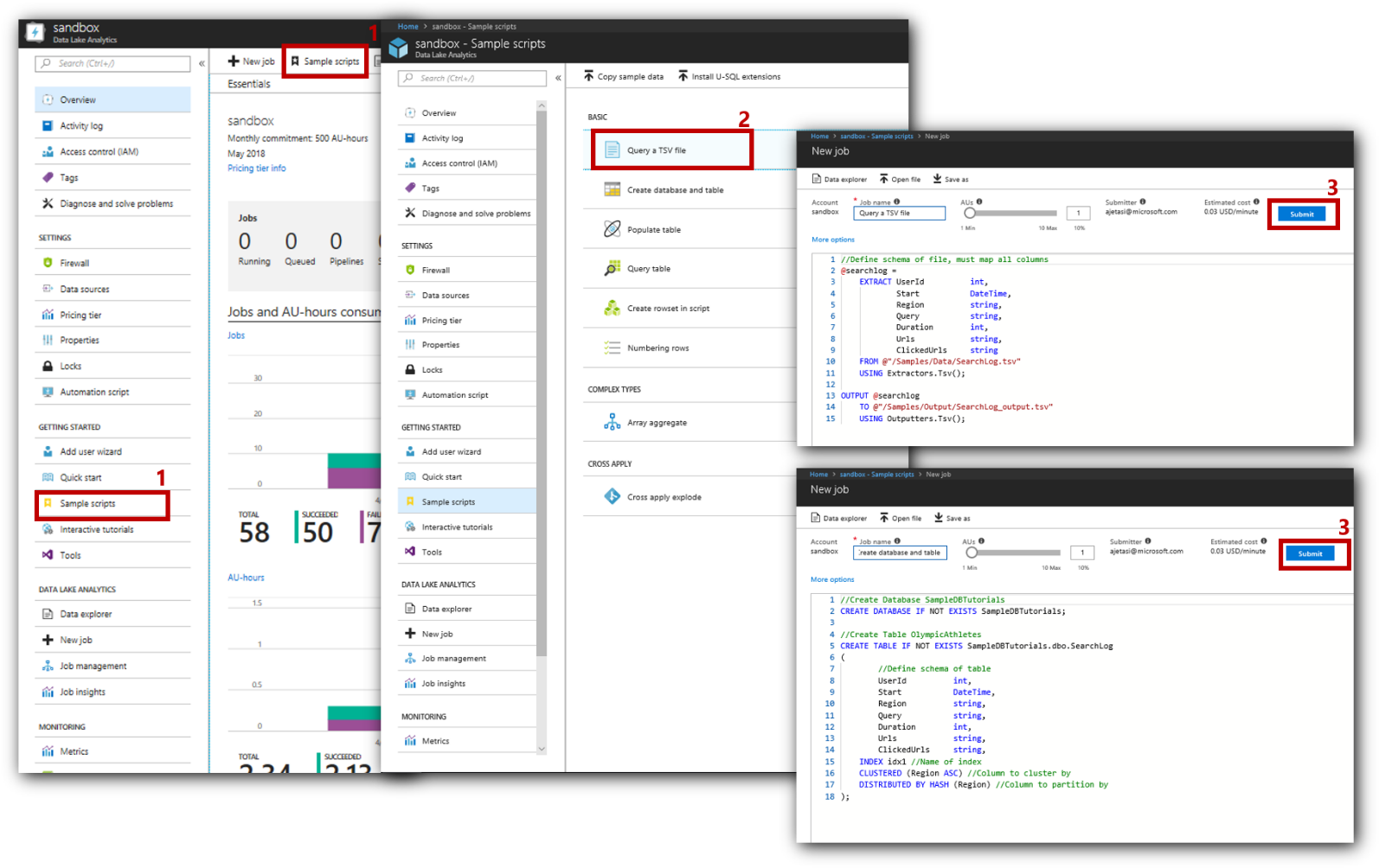 Run Some Of The U-sql Samples In The Azure Portal - Computer Icon (1602x1011), Png Download