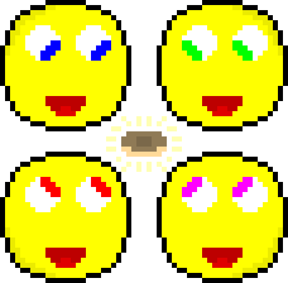 We Love Donuts - 8 Bit Waffle (570x560), Png Download