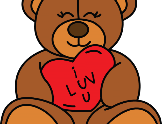 Drawn Teddy Bear Valentines - Easy Baby Bear Drawing (640x480), Png Download