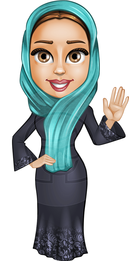 Farah As Joy - Arab Character Png (691x1060), Png Download