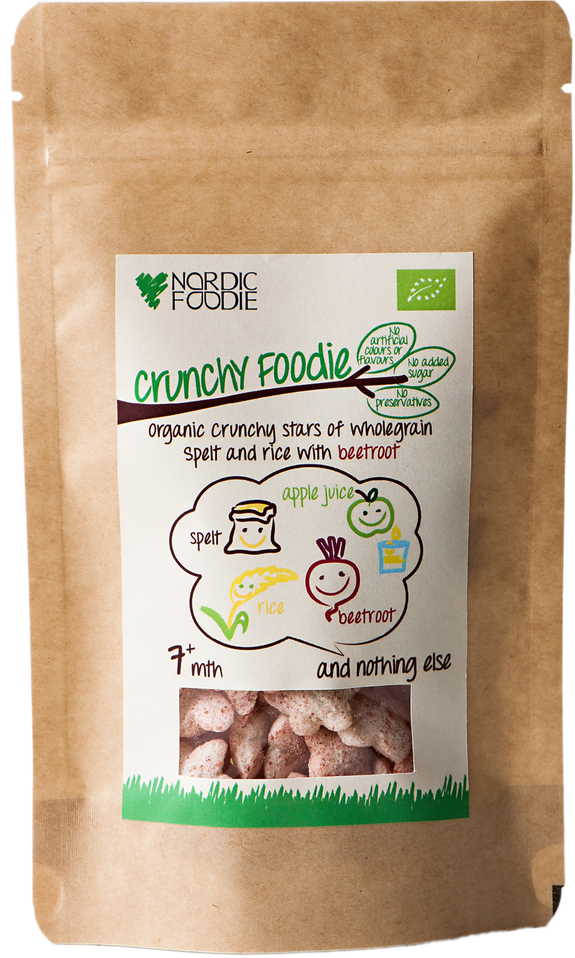 Crunchy Foodie With Beetroot - Paper Bag (1289x2002), Png Download