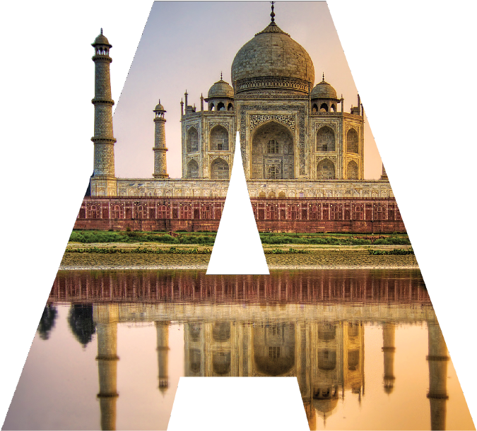 A - Taj Mahal (700x654), Png Download