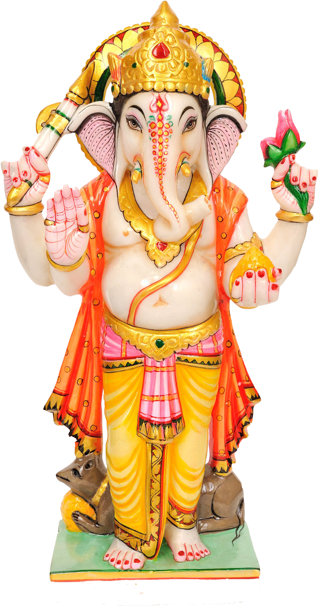 Ganesh Standing Images Png (1120x2000), Png Download