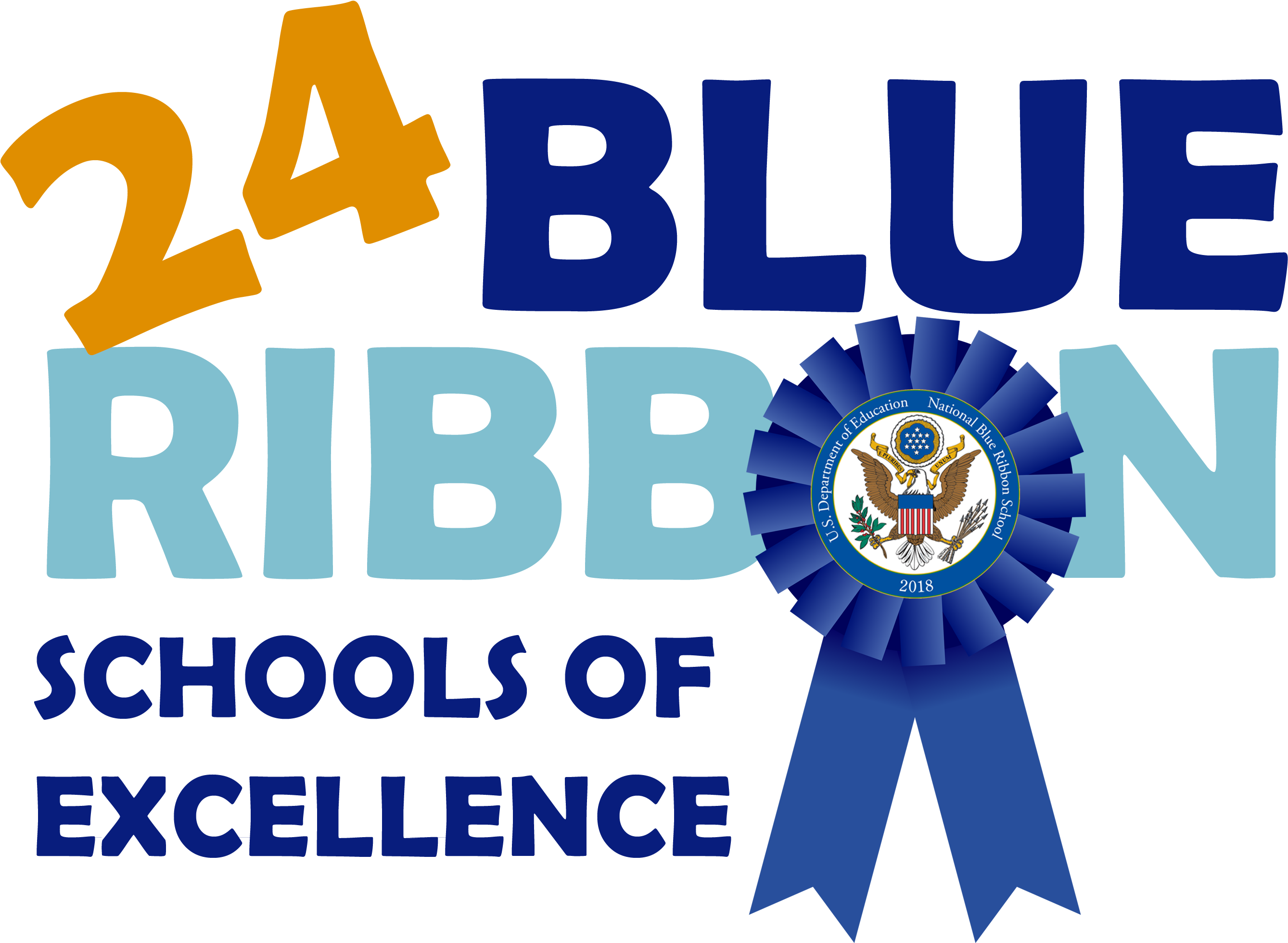 Blue Ribbon Schools - Blue Ribbon School (2892x2066), Png Download