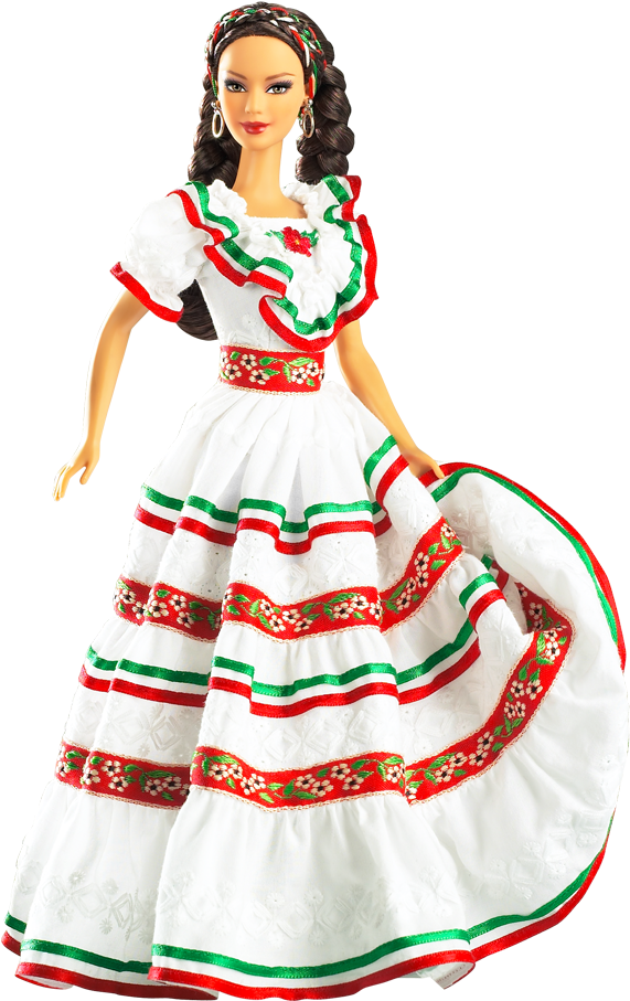 Cinco De Mayo Barbie® Doll - Barbie Dolls Of The World Collection (640x950), Png Download