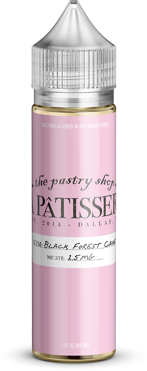 Black Forest Cake Eliquid La Patisserie By Three Dukes - Fresh Farms E Liquid (1000x1400), Png Download
