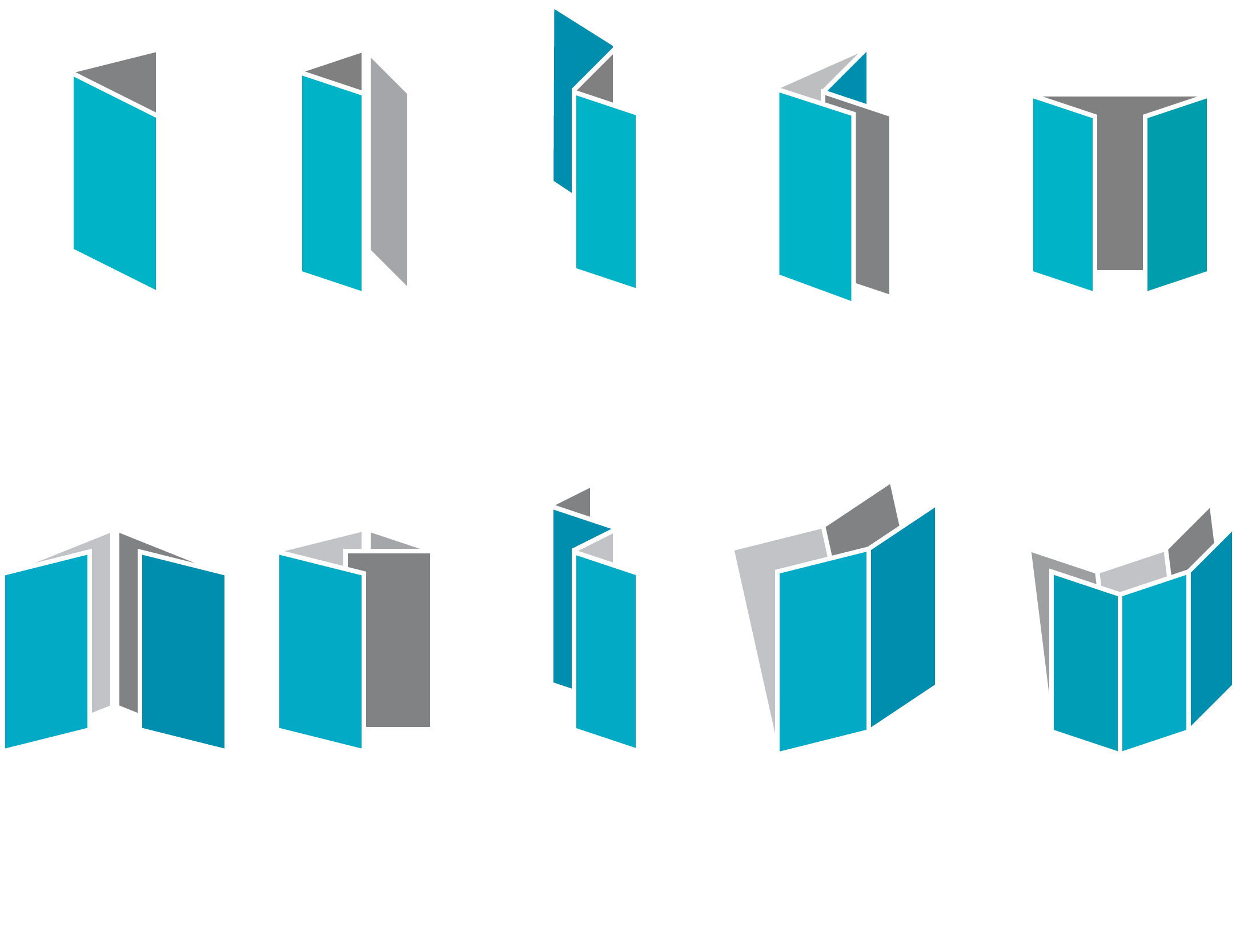 There Is A Design Fee If We Do The Design - Brochure Folds (2320x1760), Png Download
