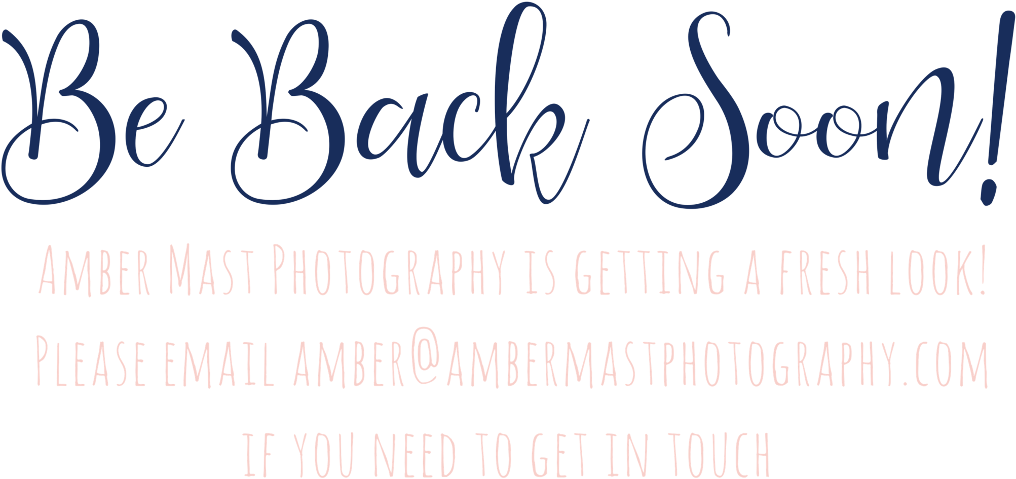 Amber Mast Photography Logo Ideas 1 - Calligraphy (2048x1365), Png Download