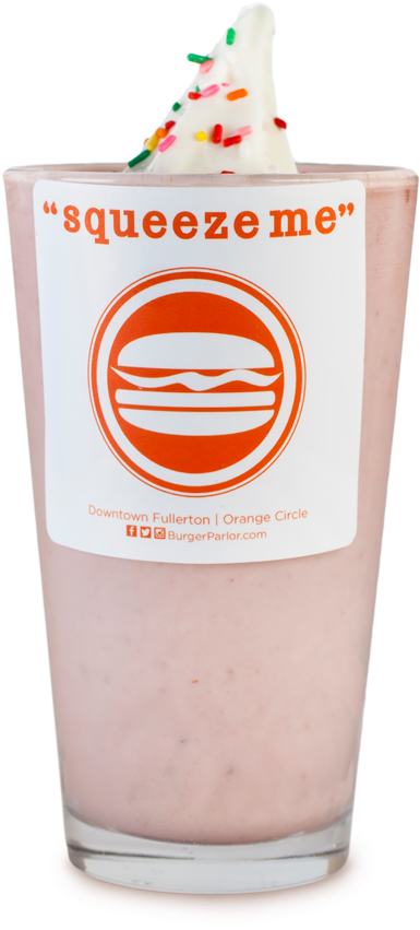 Vanilla - Burger Parlor Milkshakes (585x882), Png Download