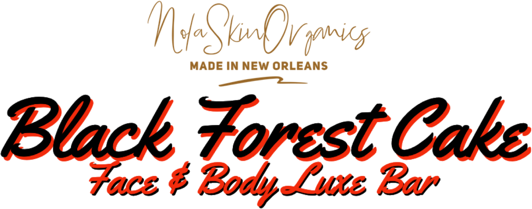 Image Of Black Forest Cake Face & Body Luxe - Calligraphy (2048x2048), Png Download