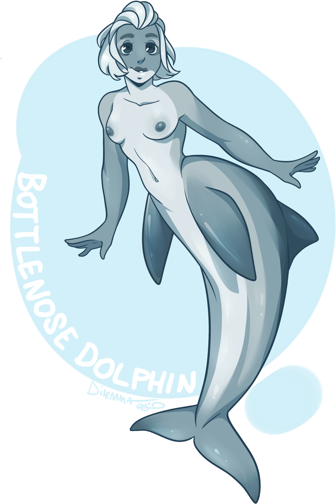 Mermaid Tumblr Transparent Stickers Mermaid Tumblr - Cartoon (1280x1810), Png Download