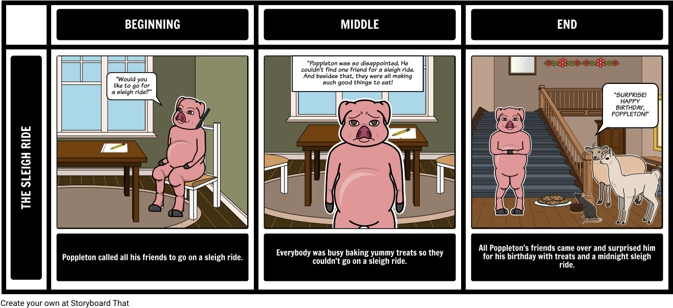 Poppleton In Winter - Bird Came Down The Walk Theme (1336x621), Png Download