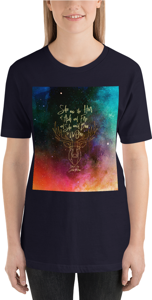 She Was The Heir Of Ash And Fire Heir Of Fire - Shirt (1000x1000), Png Download