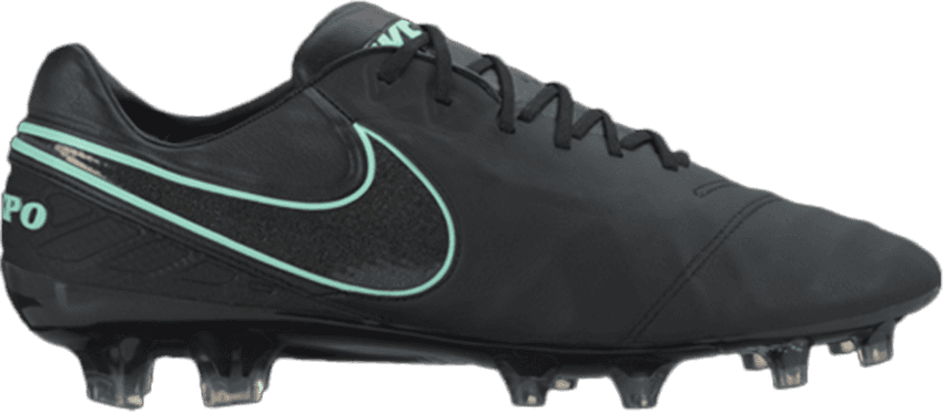 Download Tiempo Legend Fg 'pitch Dark - Botines Nike Tiempo 2016 PNG Image Background - PNGkey.com