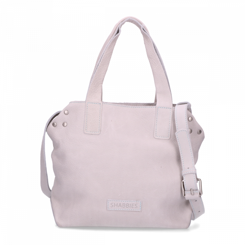 Handbag Waxed Grain Leather Off White - Tote Bag (840x840), Png Download