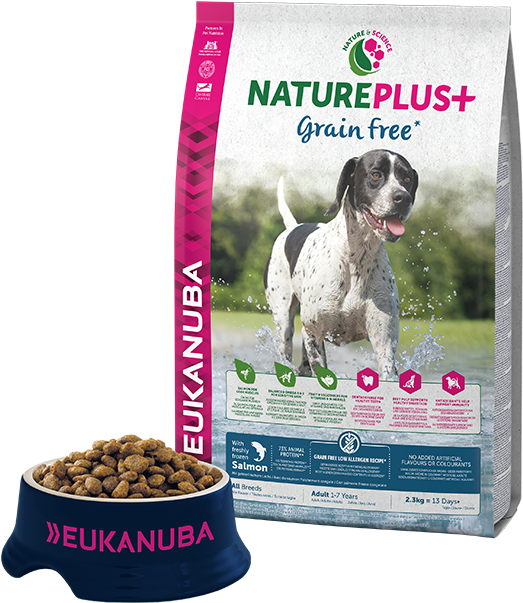 Eukanuba Adult Grain Free Dog Food With Freshly Frozen - Eukanuba Nature Plus (640x640), Png Download
