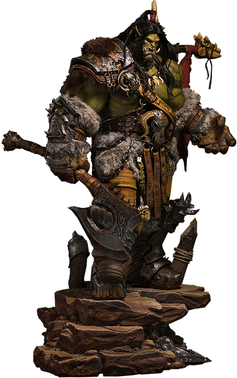 Damtoys Grom Hellscream Statue - Grommash Hellscream 葛 羅 瑪 許 地獄 吼 (480x765), Png Download