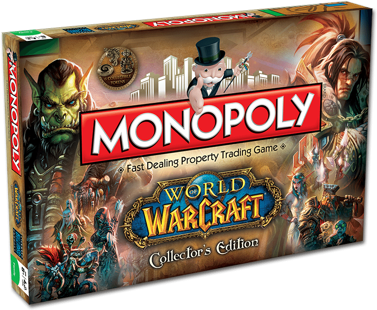 World Of Warcraft Monopoly - Monopoly World Of Warcraft Collector's Edition Цена (800x667), Png Download