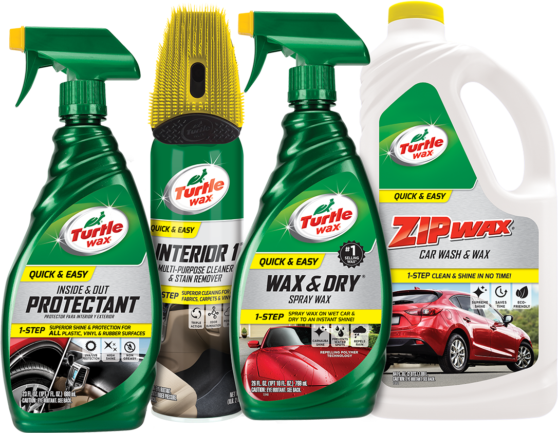 Part Of The 'quick & Easy' Range - Turtle Wax Spray (1292x864), Png Download