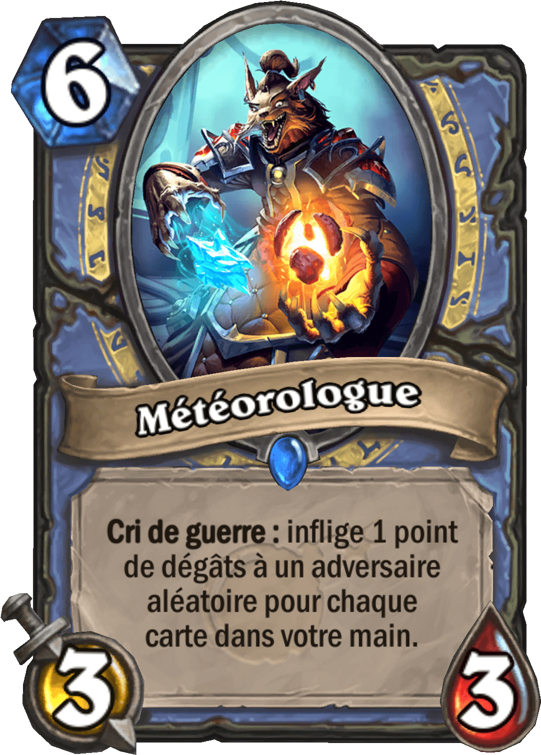 Mage Bot 601 Frfr Meteorologist - Meteorologist Hearthstone (2000x2000), Png Download
