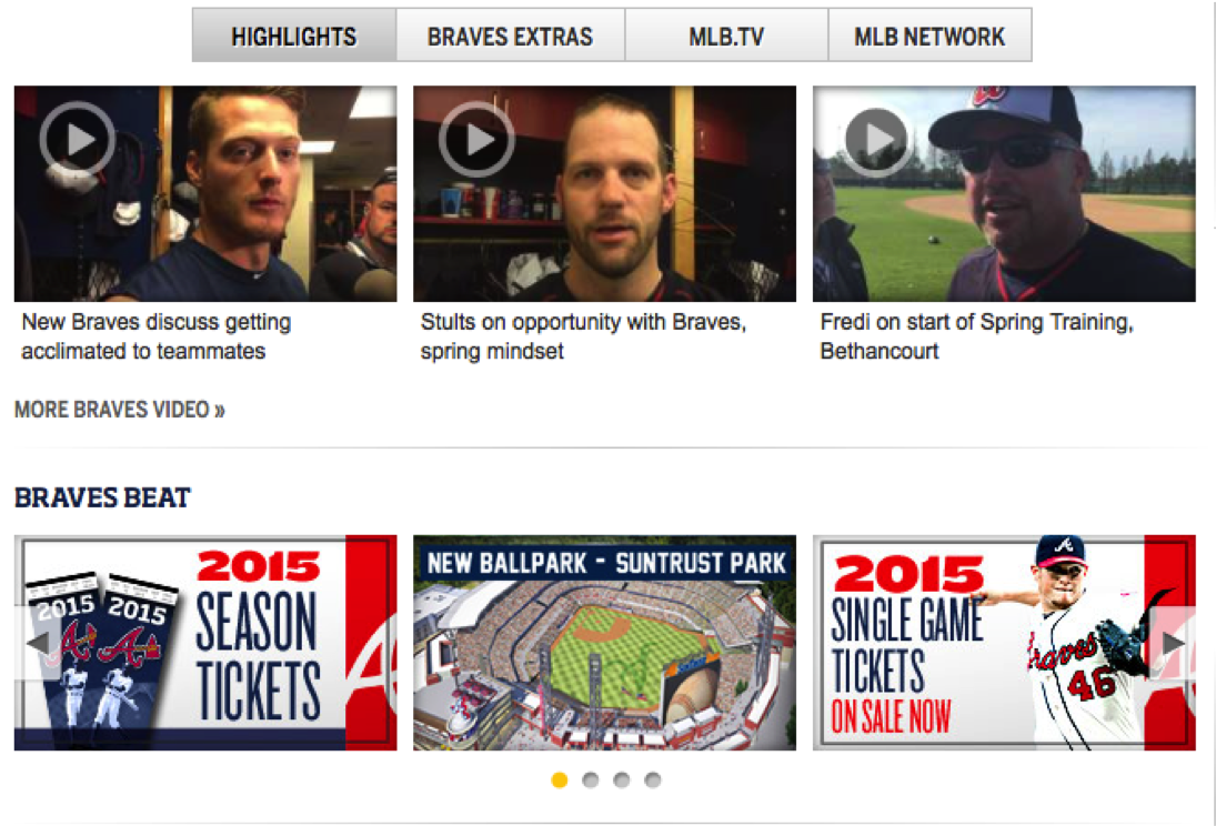Atlanta Braves Media Kit Review - Online Advertising (1352x744), Png Download