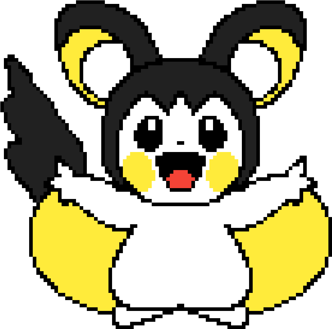 Emolga - Penguin (1200x1200), Png Download