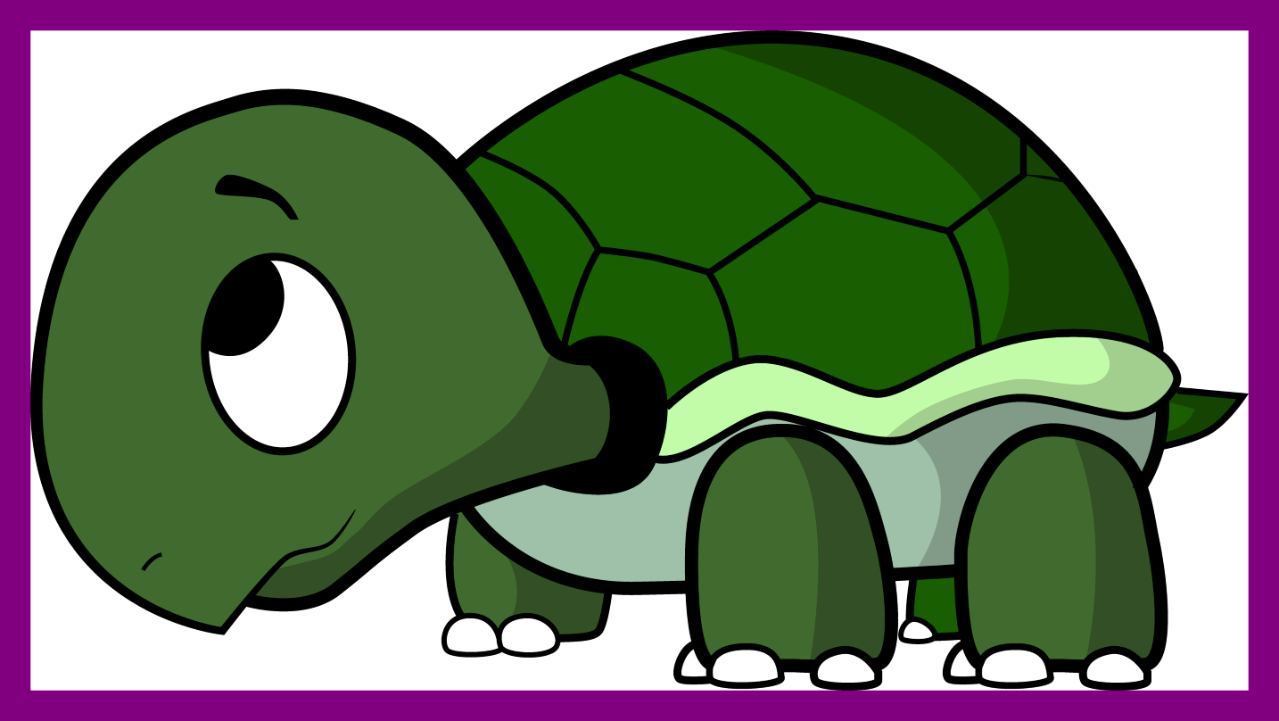 Awesome Turtle Drawing Clip Art On Picture For Cute - Transparent Background Tortoise Clipart (1434x808), Png Download