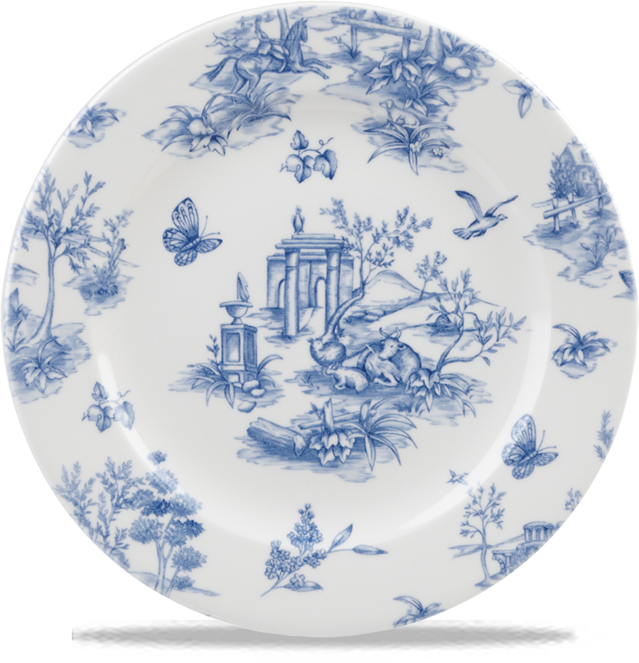 Chef & Bar Supplies - Churchill Toile Print Plates Usa (1000x1000), Png Download