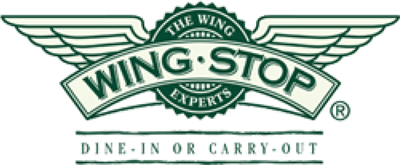 Wingstop Logo Png - Wing Stop (800x461), Png Download