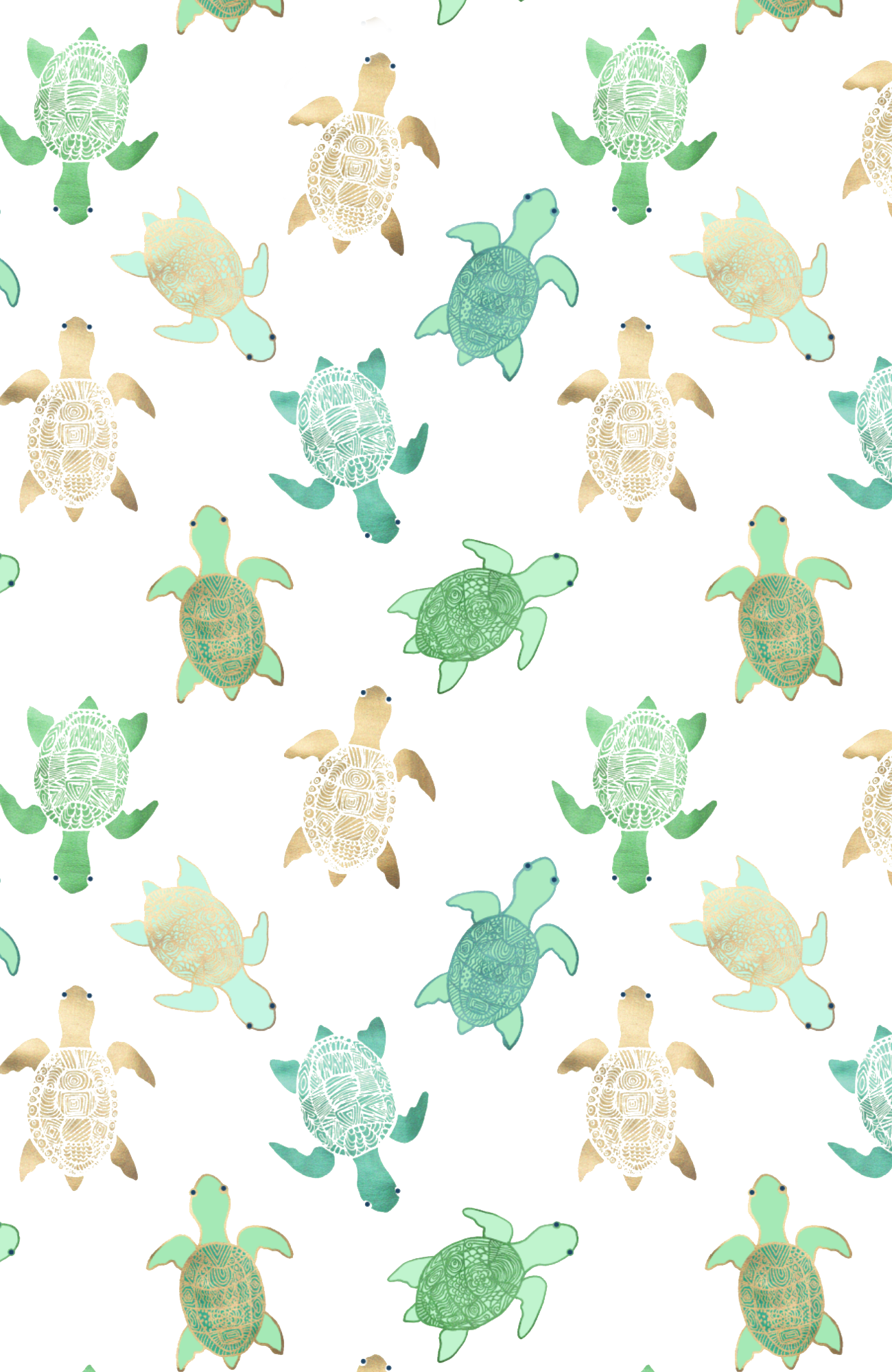 #casetify #iphone #art #design #animals #illustration - Turtle Iphone X Case (1300x2000), Png Download