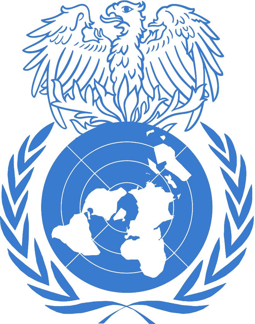 Model Of United Nations Logo (825x1050), Png Download