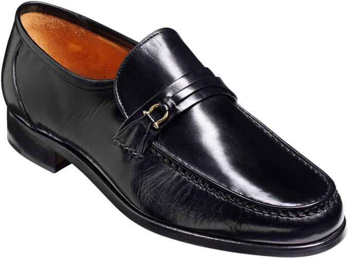 Wade - Black Kid - Wade Leather Shoes (1024x600), Png Download