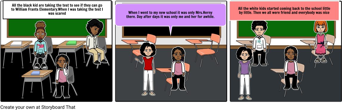 All The Black Kid Are Taking The Test To See If They - Cartoon (1164x385), Png Download