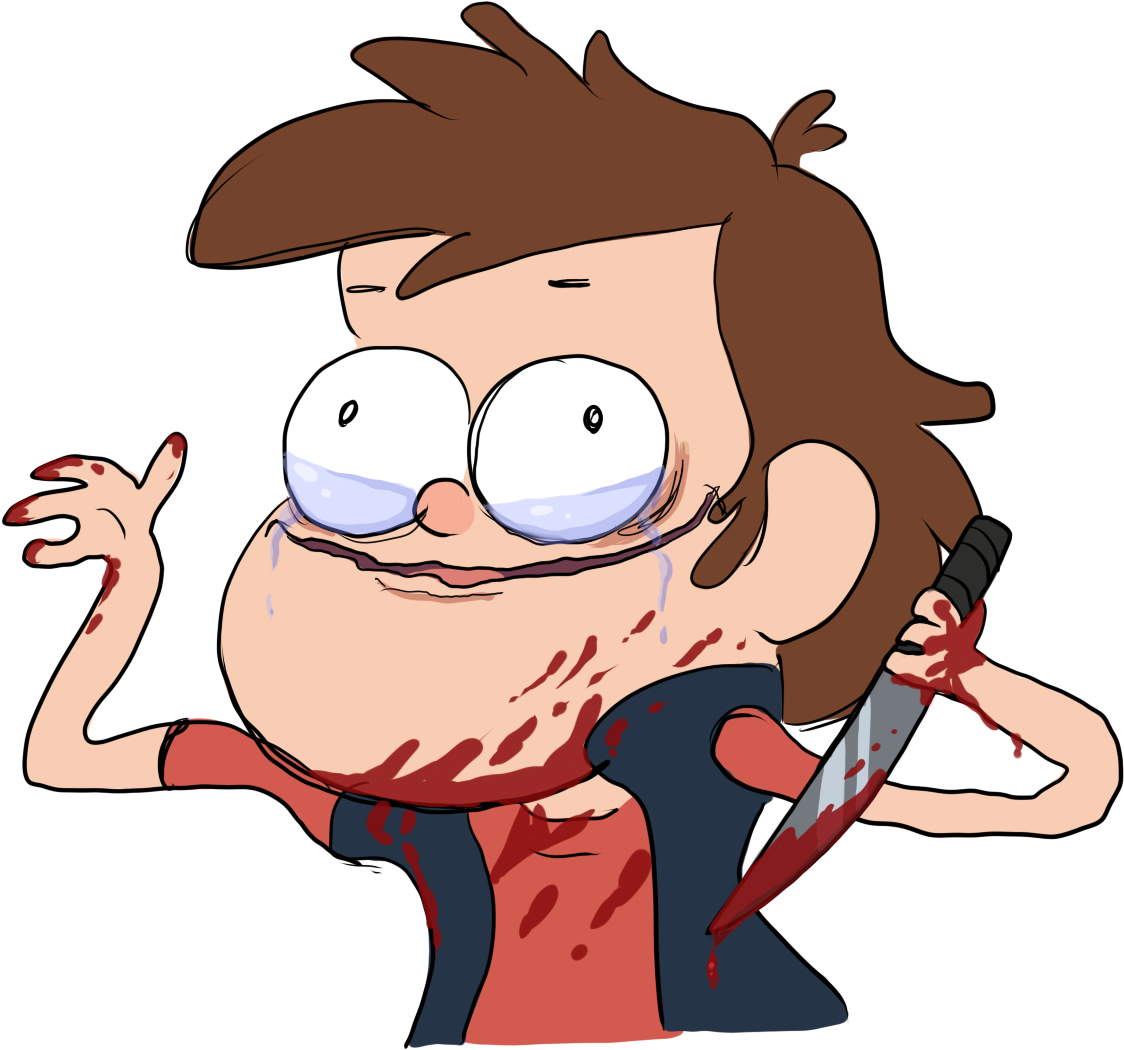 I Drew A Pic Of Dipper And Someone Said It Looked Like - Dipper Pines Blood (1152x1152), Png Download