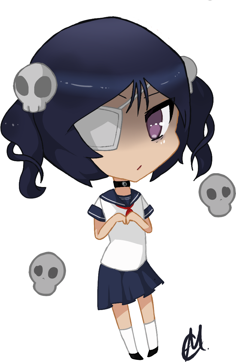 Supana Is Adorable ^*^ Yandere Simulator Belongs To - Cartoon (1000x1400), Png Download