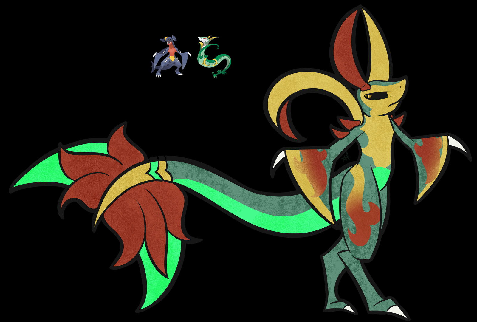 Garchomp Superior Pokemon Fusion - Pokemon Garchomp (1600x1080), Png Download