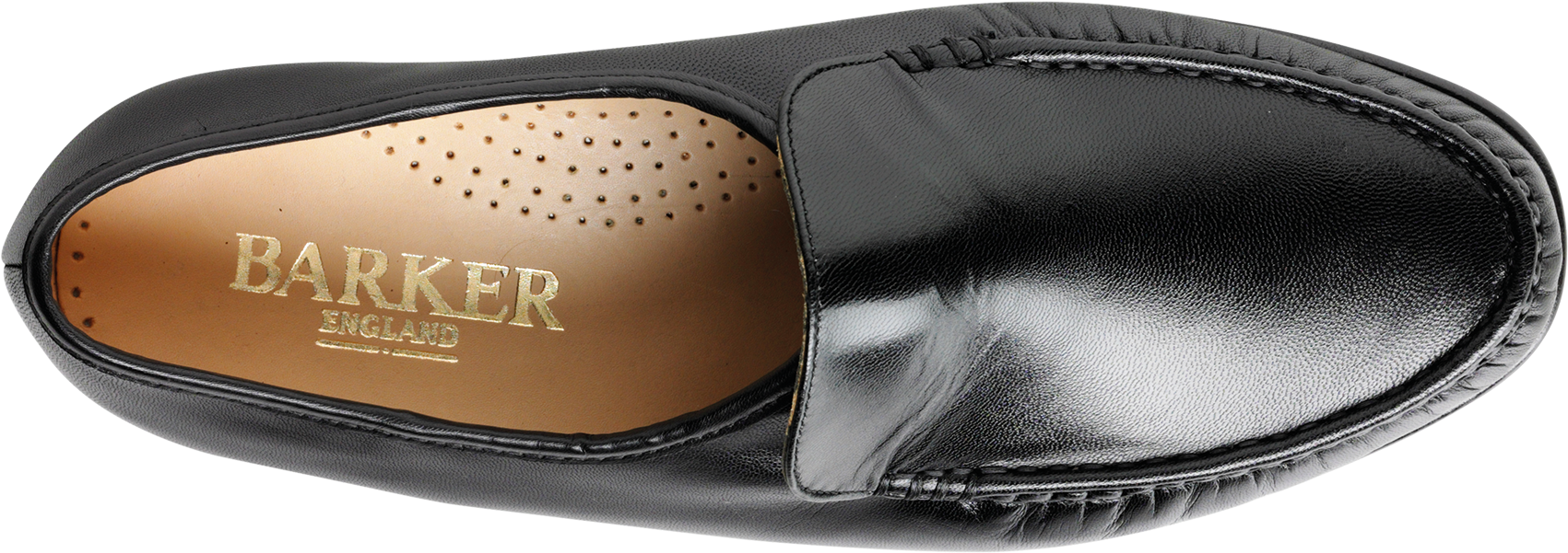 Laurence - Black Kid - Slip-on Shoe (2048x1200), Png Download