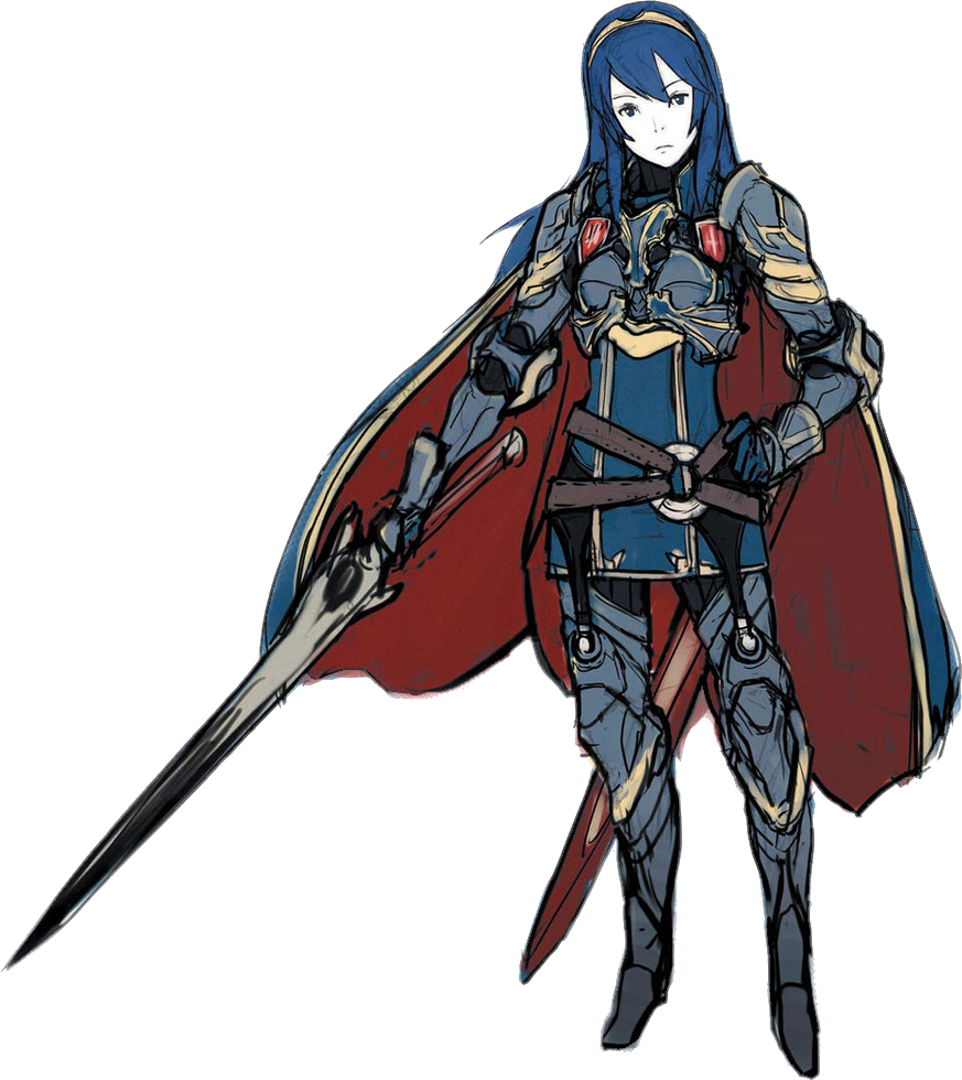 Great Lord - Fire Emblem Lucina Great Lord (873x980), Png Download