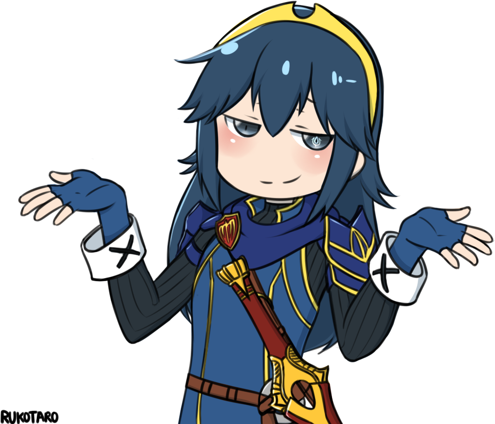 Tohru Smug Lucina - Fire Emblem Lucina Smug (1024x1024), Png Download