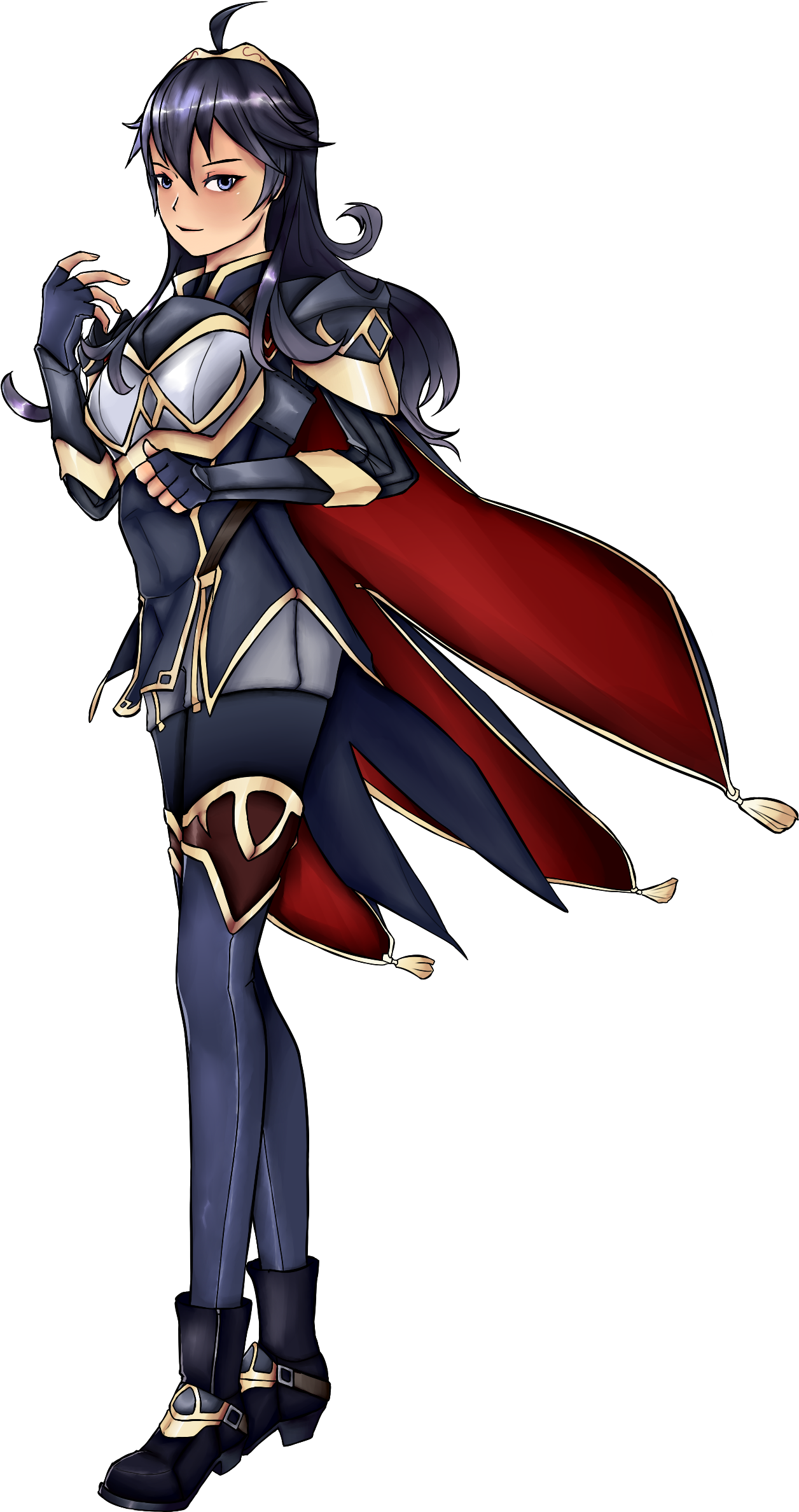 A Slightly Altered Great Lord Lucina - Great Lord Lucina (1325x2501), Png Download