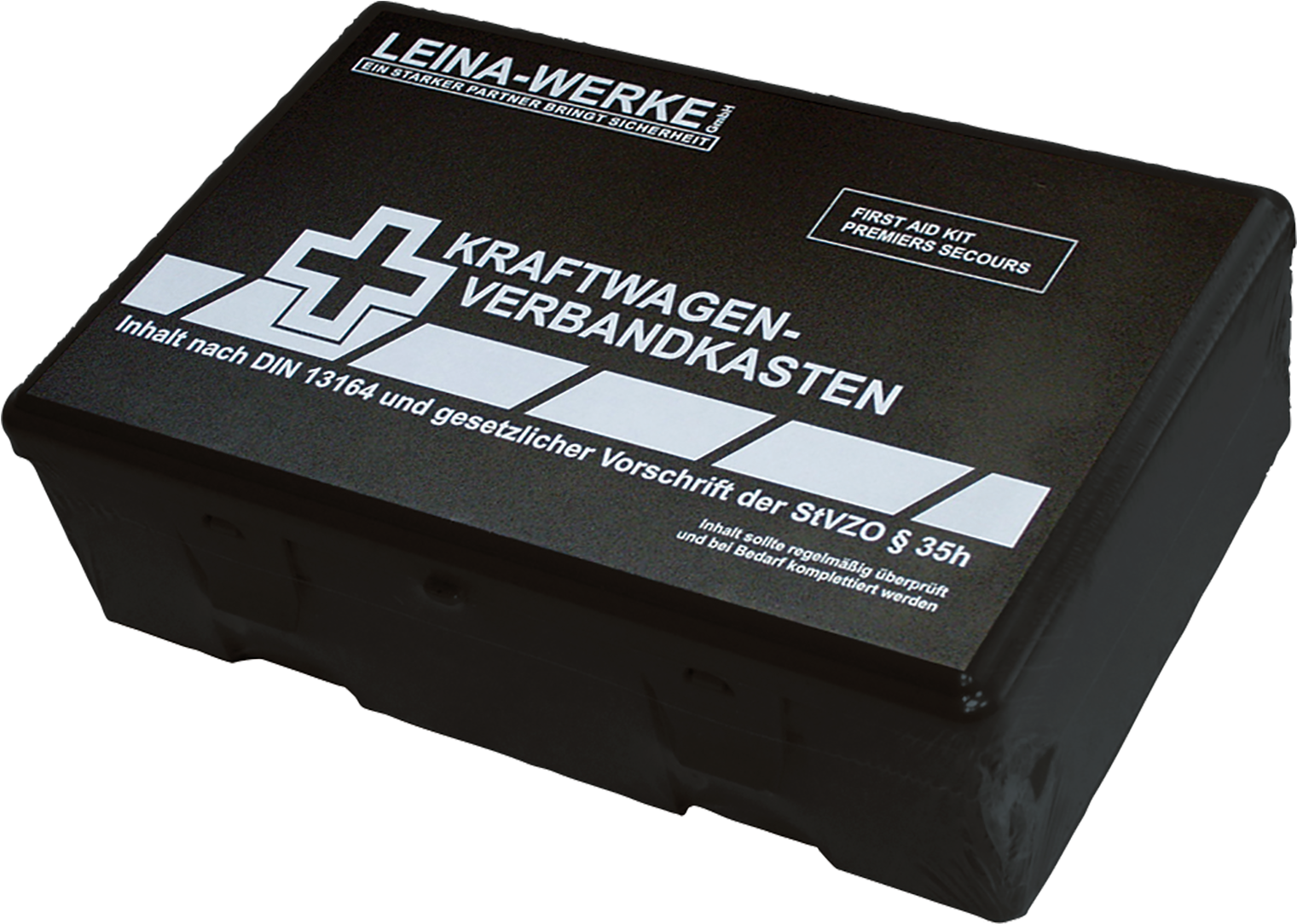 First Aid Kid Plastic Black - Box (1600x1600), Png Download